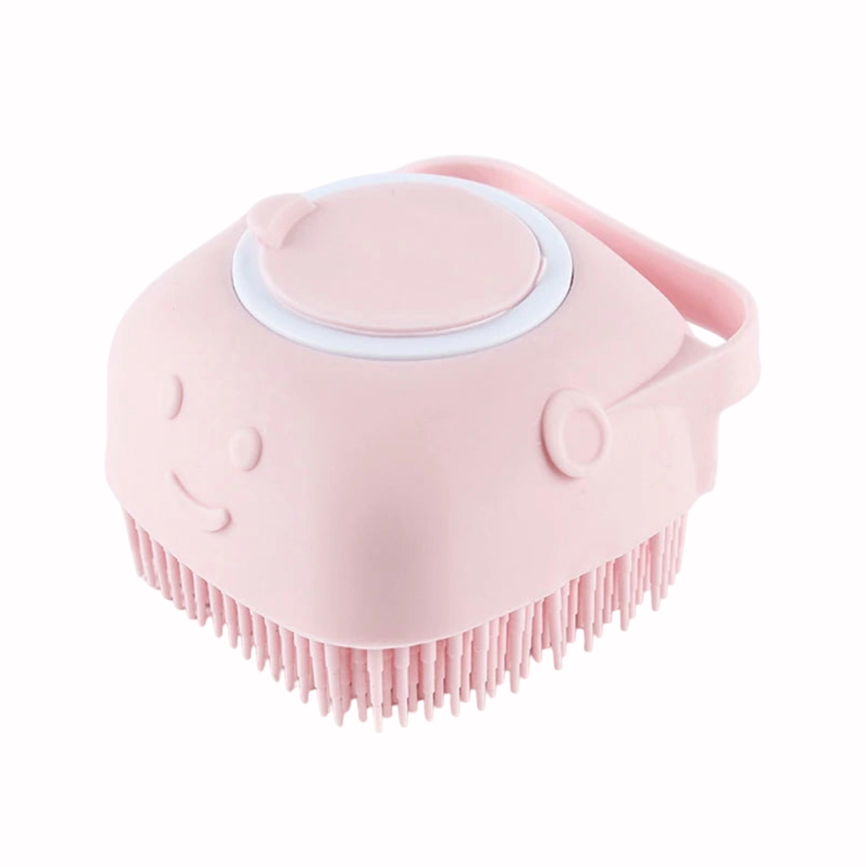 Brosse de bain pour animaux de compagnie en silicone souple